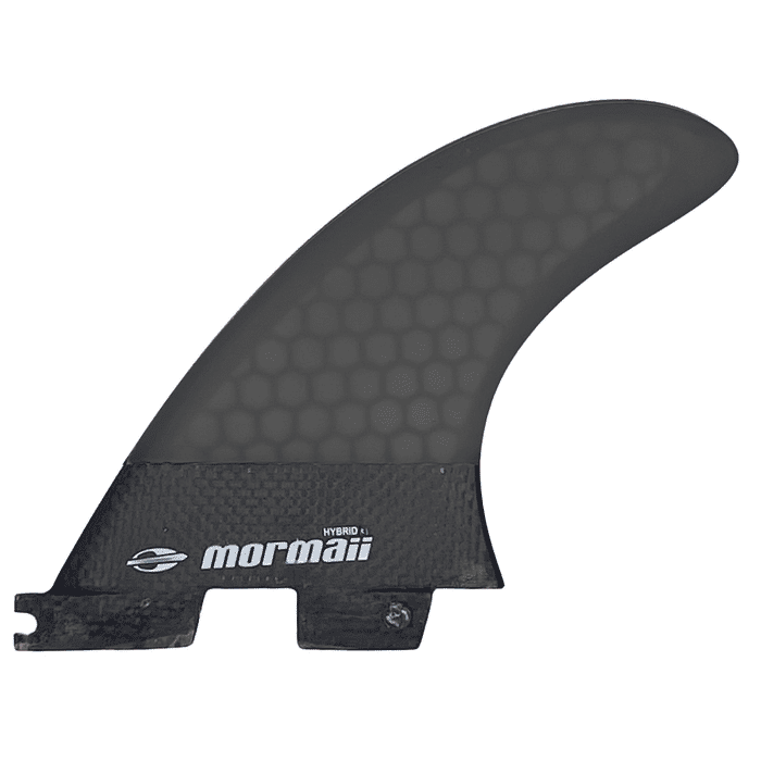 Quilhas Mormaii Hybrid Small Preto - Encaixe FCS II