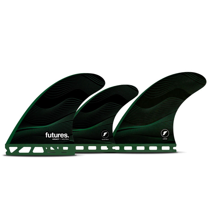Quilhas Futures F8 Tri-Quad (5 Quilhas) - Large