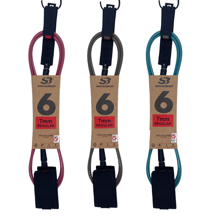 Leash Silverbay 6' x 7 mm - Pró Slim Whisper Super