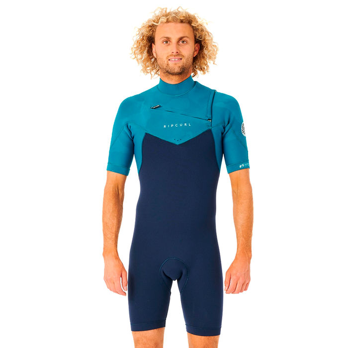 Short John Rip Curl Manga Curta Dawn Patrol 2 mm Vedado