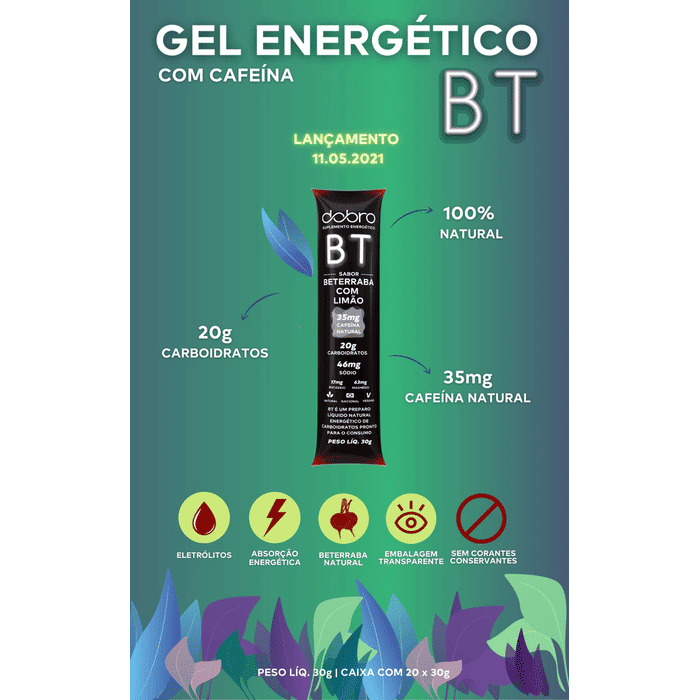 BT GEL LIMAO COM CAFEINA 30g
