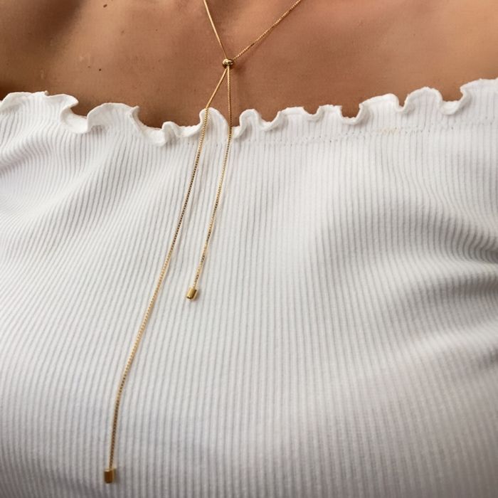 COLAR GRAVATA LARIAT