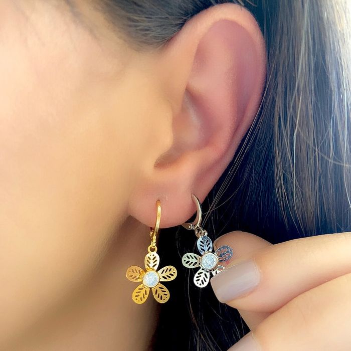 ARGOLA PUREXA FLOR VAZADA