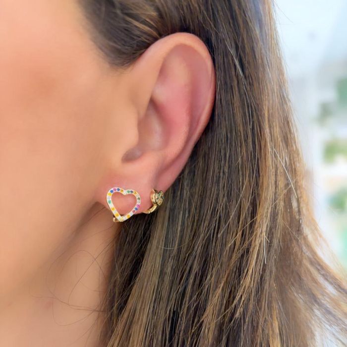 ARGOLA CORAÇAO ZIRCONIA