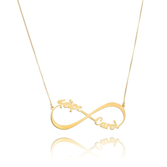 COLAR INFINITO 2 NOMES