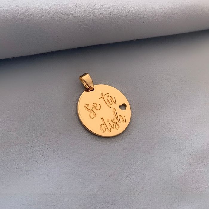 PINGENTE MEDALHAS QUE FALAM