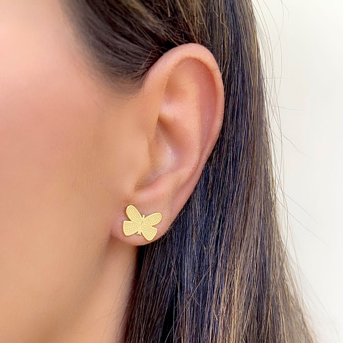 BRINCO TEXTURA BORBOLETA