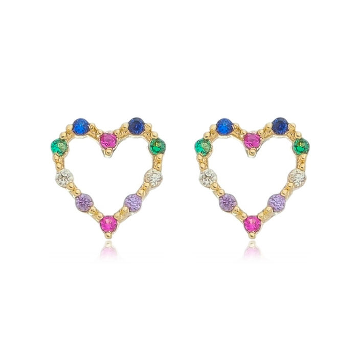 BRINCO CORAÇÃO MINI AQUARELA