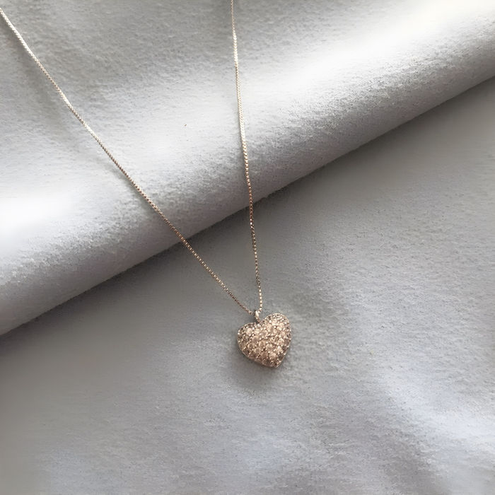 COLAR CORAÇÃO ZIRCONIA