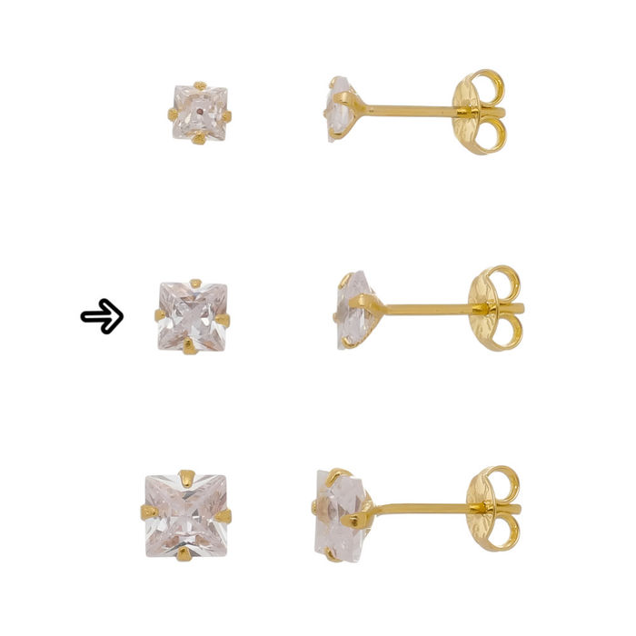 BRINCO M QUADRADO ZIRCONIA