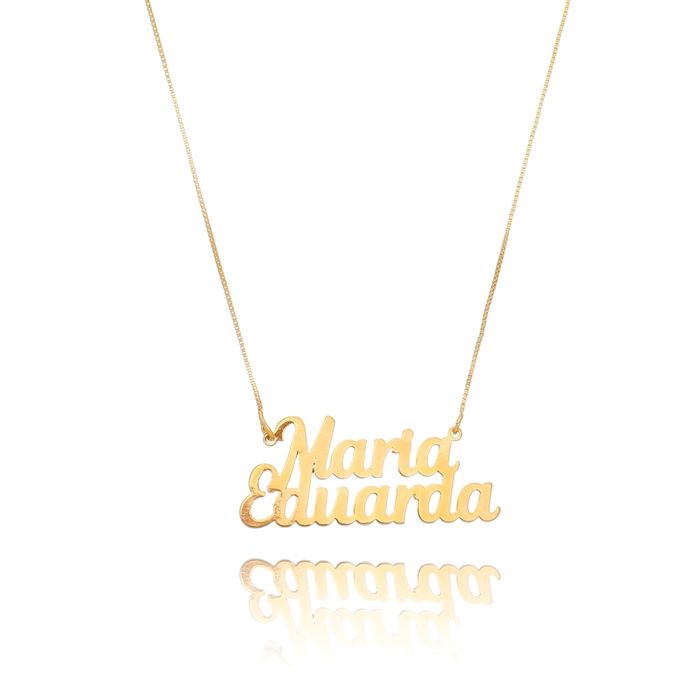 COLAR NOME DUPLO