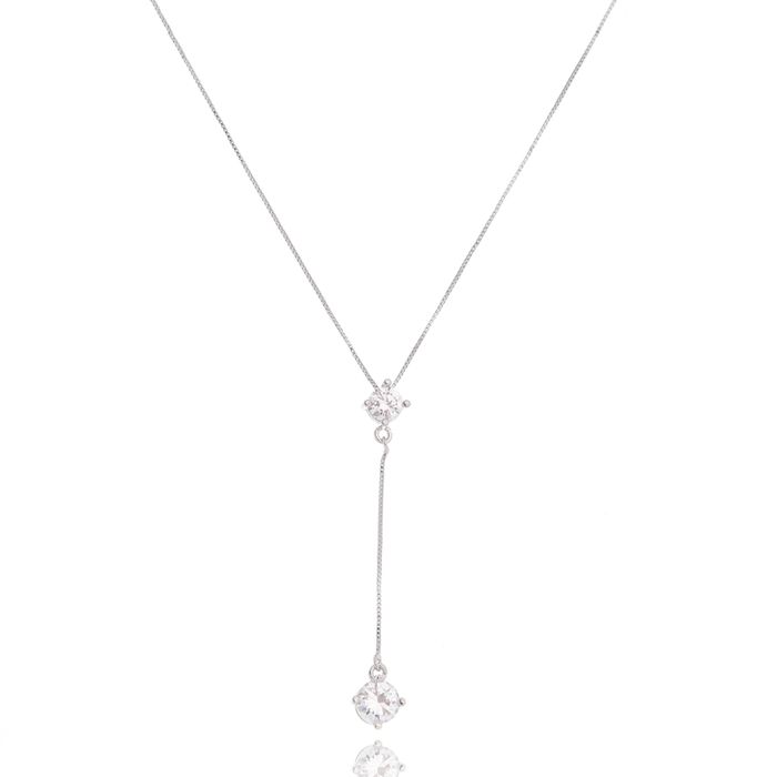 COLAR GRAVATA FIXA ZIRCONIA