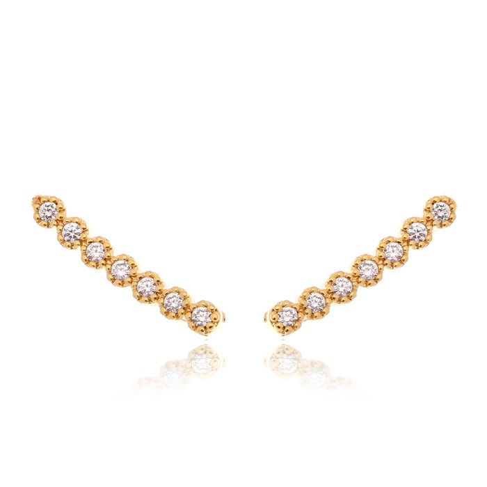 BRINCO EAR CUFF ZIRCONIA