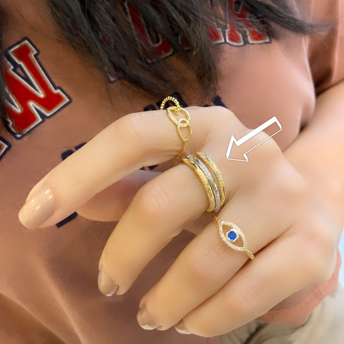 ANEL FINO TRAMA ZIRCONIA