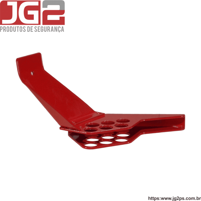 Dispositivo de bloqueio JG2 para válvula tipo esfera em aço de 1/4" a 1" e furo de 10mm JGL302-1