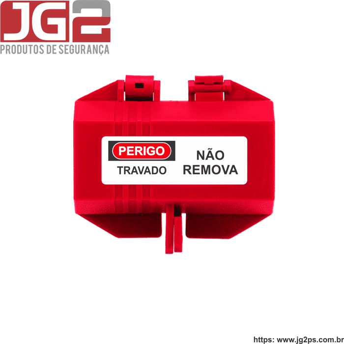 Dispositivo de bloqueio JG2 plástico para tomada simples (P) 110V e 220V  JGL400-1