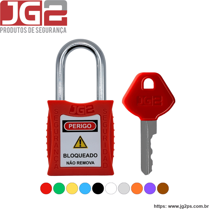 Cadeado de bloqueio JG2 haste de Aço 1.1/2" (38mm) JGL050-1