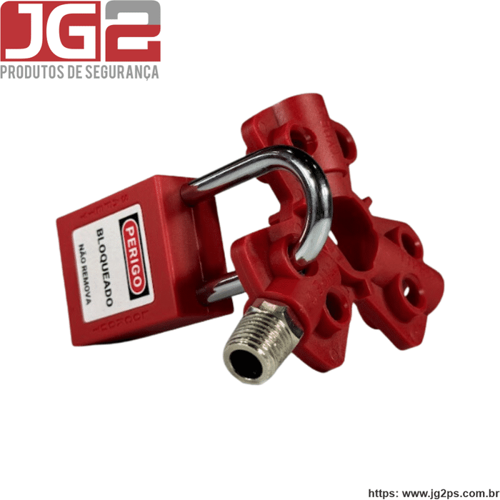 Dispositivo Multibloqueio JG2 plástico para válvula pneumática com engate de Ø6.4mm, Ø9.5mm ou Ø12.7mm JGL311-1