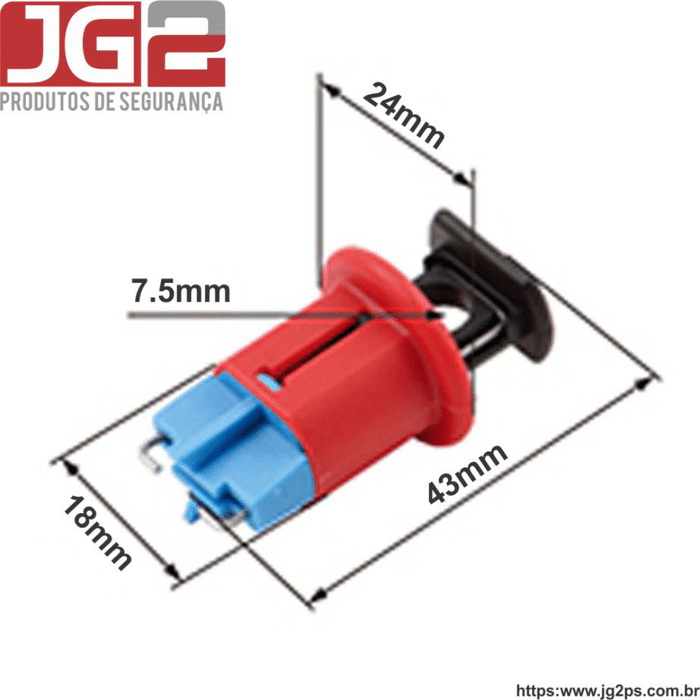 Dispositivo de bloqueio JG2 para disjuntor norma DIN  JGL150-5 (PIS)