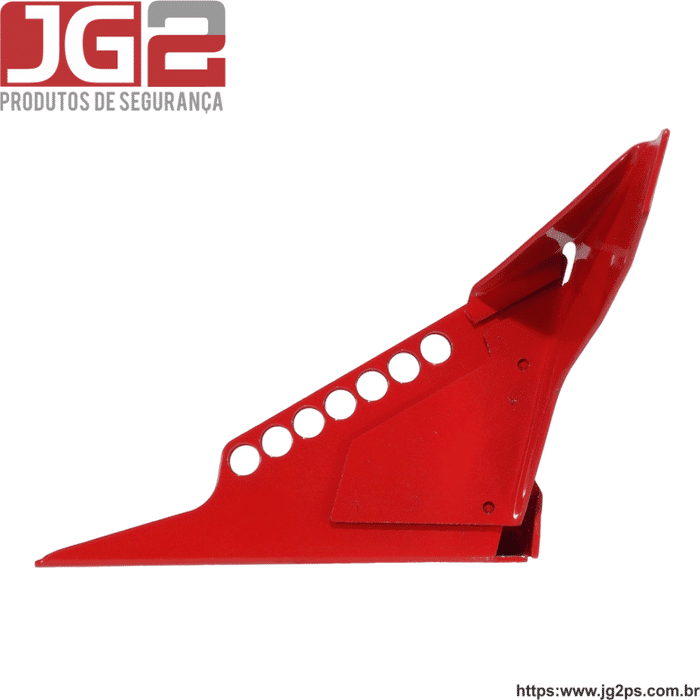 Dispositivo de bloqueio JG2 para válvula tipo esfera em aço de 1.1/4" a 3" e furo de 10mm  JGL302-2