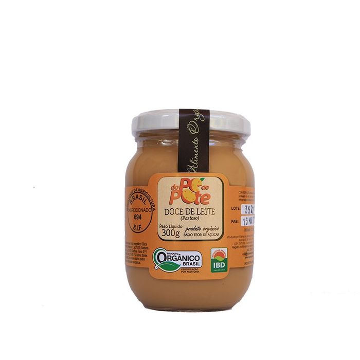 Doce de Leite com Biomassa de Banana Verde Orgânico 300g – Do Pé ao Pote