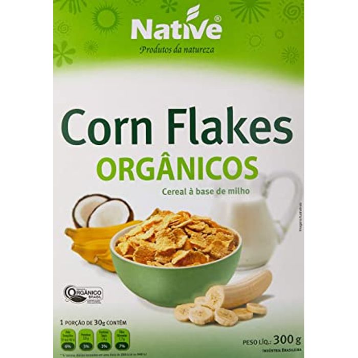 Cereal Corn Flakes Orgânico NATIVE - 300G