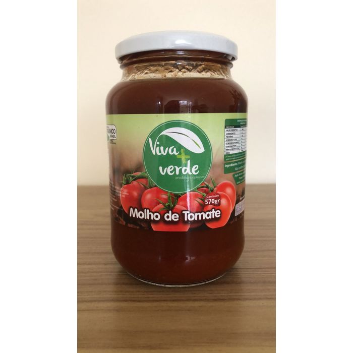 Molho de Tomate Orgânico 570g