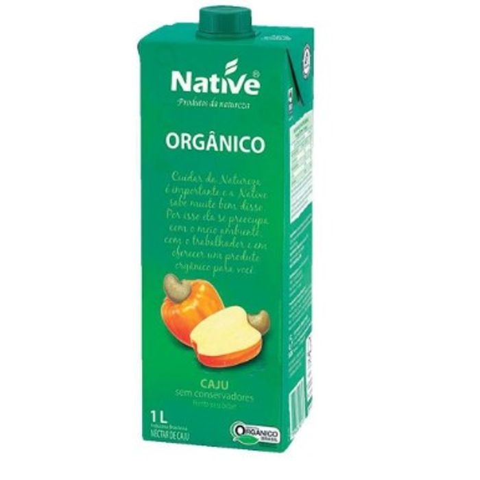 Suco (Néctar) De Caju Orgânico - 1L