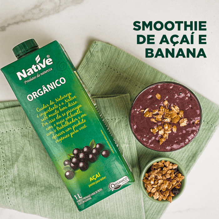Açaí com Guaraná Orgânico Native 1L