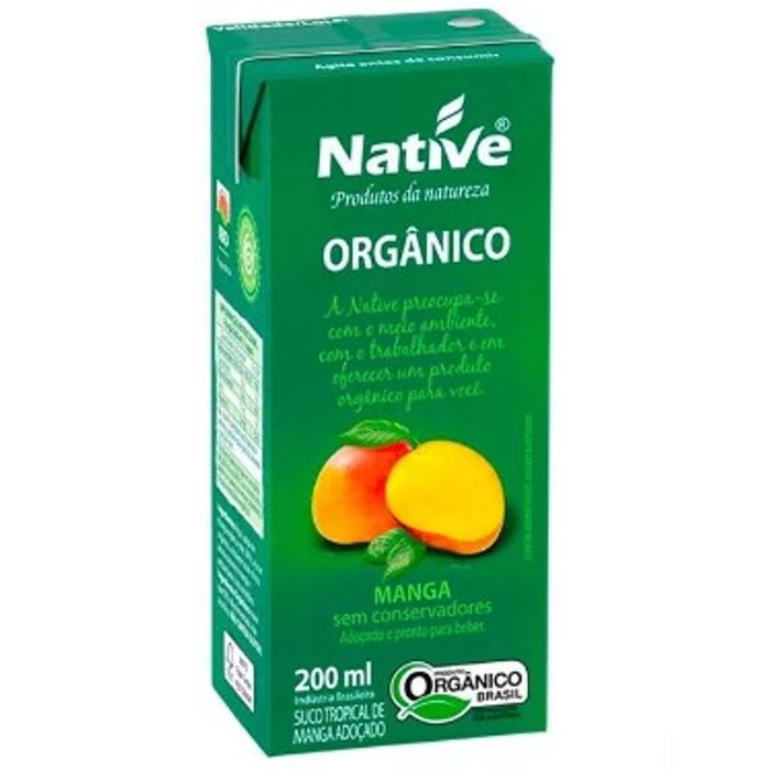 Suco De Manga Orgânico - 200Ml