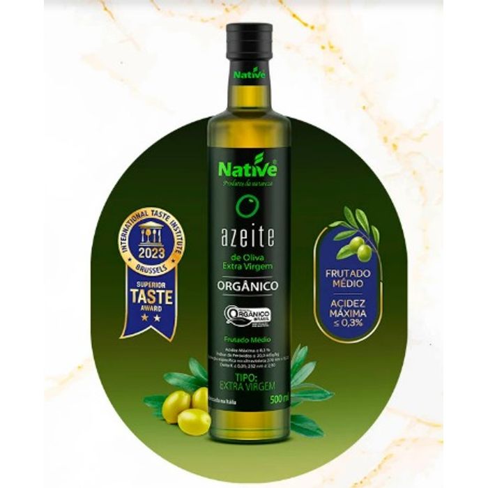 Azeite De Oliva Orgânico NATIVE - 500ml