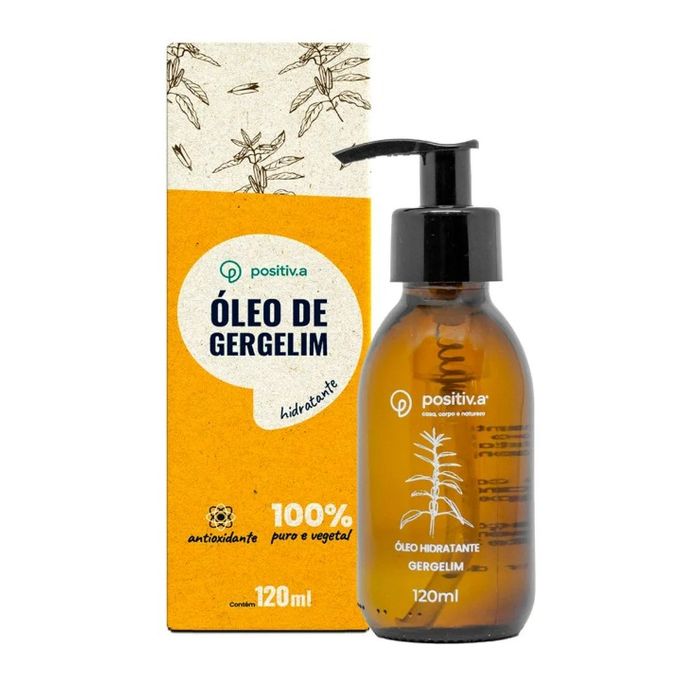 Óleo Hidratante de Gergelim 120ml Positiv.a