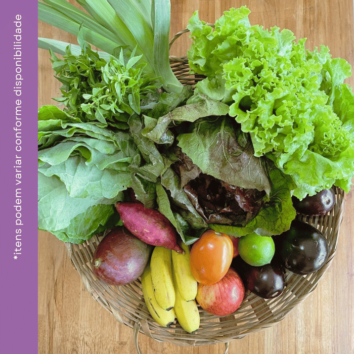 4x Cesta Orgânica FARTURA - 16 ITENS (ENTREGA SEMANAL)