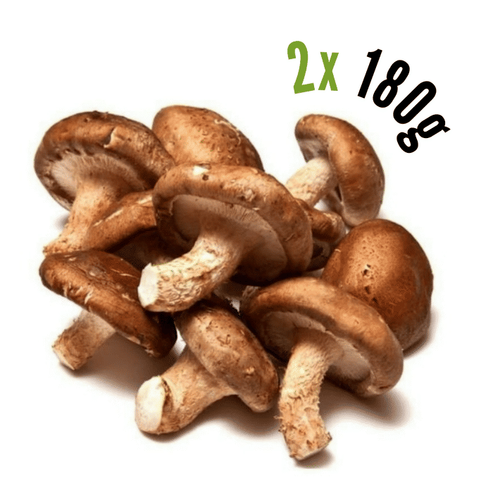 Cogumelo Shiitake Orgânico EM DOBRO - 360g