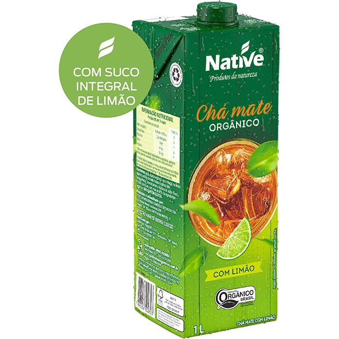 Chá Mate Com Limão Orgânico - 1L