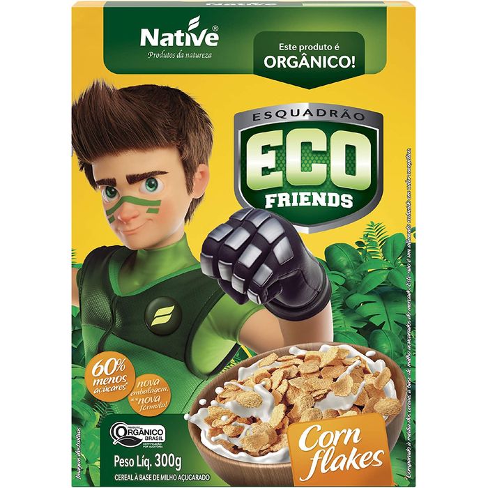 Cereal Eco Friends Corn Flakes NATIVE - 300G