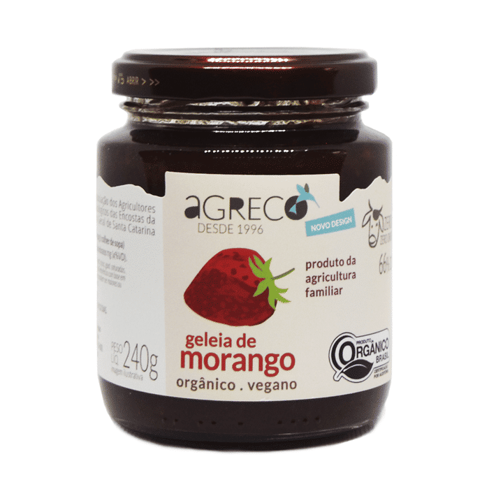 Geleia De Morango Orgânica - 240G