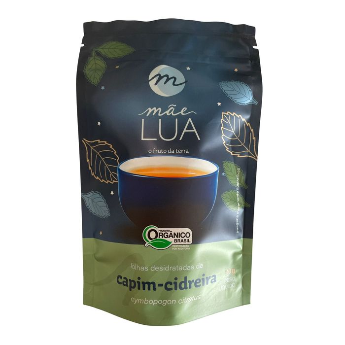 Chá de Capim Cidreira Desidratado Orgânico (20g)- Mãe Lua
