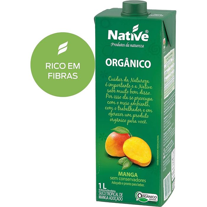 Suco Tropical de Manga Orgânico Native 1L
