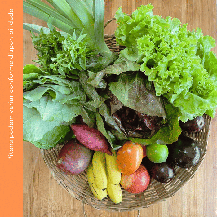 4x Cesta Orgânica ESSENCIAL - 10 ITENS (ENTREGA SEMANAL)