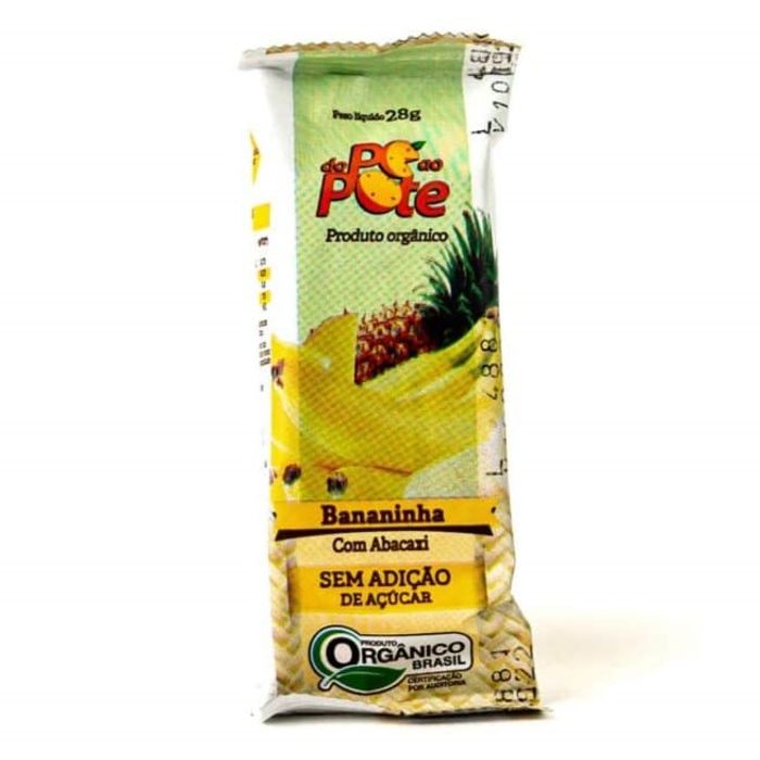 Bananinha com Abacaxi Orgânico sem Açúcar 28g