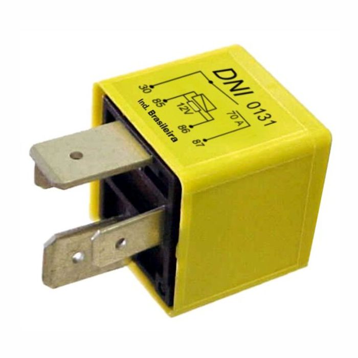 DNI0131 12V - RELE AUX. S/ SUP. 04 TERM. 70A GM/ CORSA TDS/ ASTRA/ VECTRA - PC