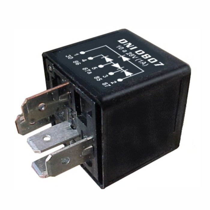 DNI0807 12/24V - CAIXA DE DIODOS MERC. BENS - 10 A 28V - 5 TERM - 1 AMP - PC