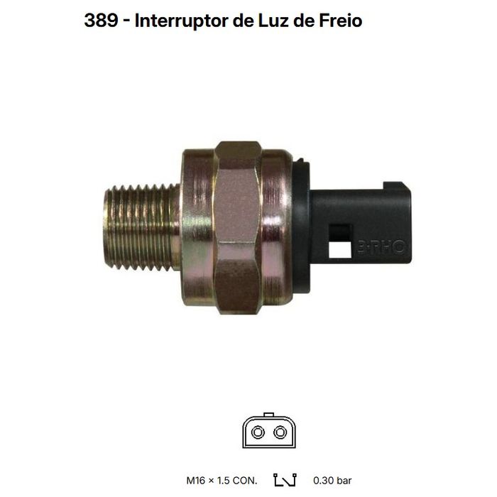 RHO0389 - INT. FREIO VOLVO ONIBUS E CAMINHAO - PC