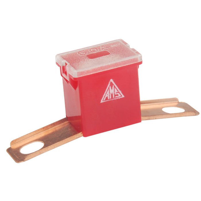 AMS192-50 - FUSIVEL MEGA MACHO LATERAL 50A - VERMELHO (EMB. COM 01 PC- VALOR UNITARIO) - PC