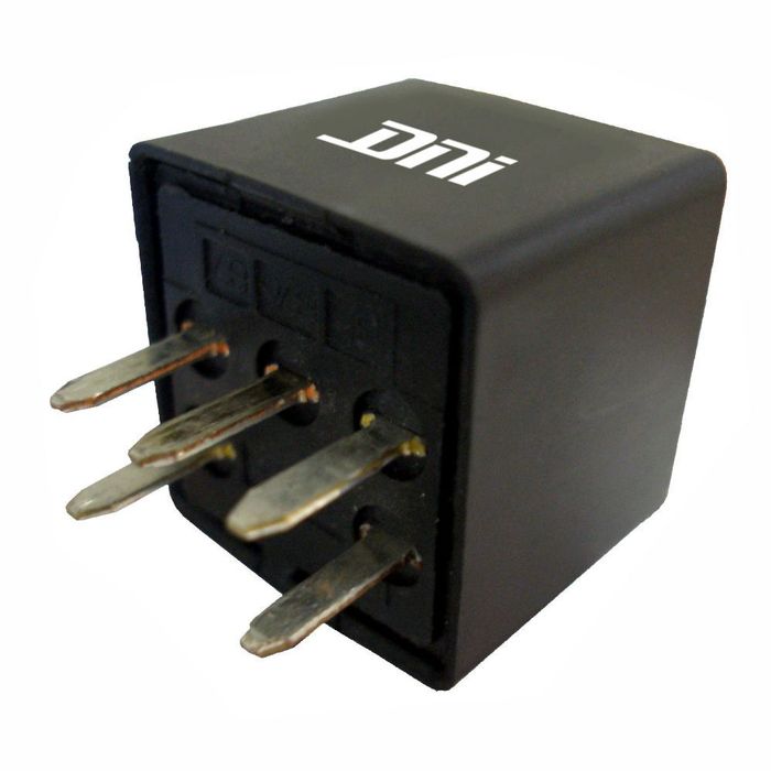 DNI8119 12V - RELE AUX. 12V 40/30 AMP/ GM/ HYUNDAI/ REVERSOR 5 TERM. TIPO AGULHA - PC