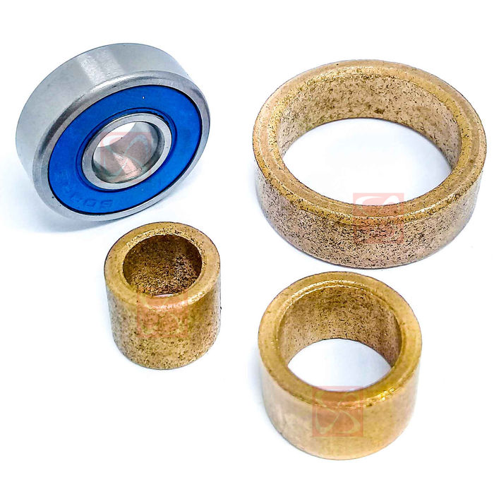 KIT SC1220-STD - KIT BUCHA PARTIDA DELCO ASTRA/ BLAZER/ S10 - ESTE KIT É COMPOSTO POR: 1- BUCHA SC2139-STD/ 1- BUCHA SC1199-STD/ 1- BUCHA ROLAMENTO REF. 608-2RS/ 1- BUCHA SC1824-STD - KIT