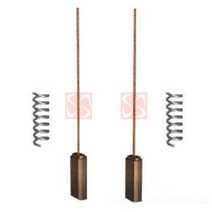 EA-SVX-9N - ESCOVA ALTERNADOR VALEO 75 AMP/ FIESTA/ S10/ ECOSPORT/ MERIVA - 6,30 X 4,5 X 15,0 - APLIC. REGUL. GA0920 - GA0996 - JG