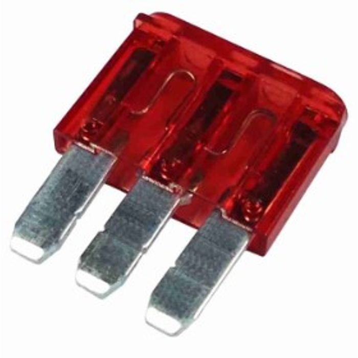 ISO103178-10 - FUSIVEL MICRO LAMINA 3 TERM .10A - VERMELHO (EMB. COM 01 PC- VALOR UNITARIO) - PC