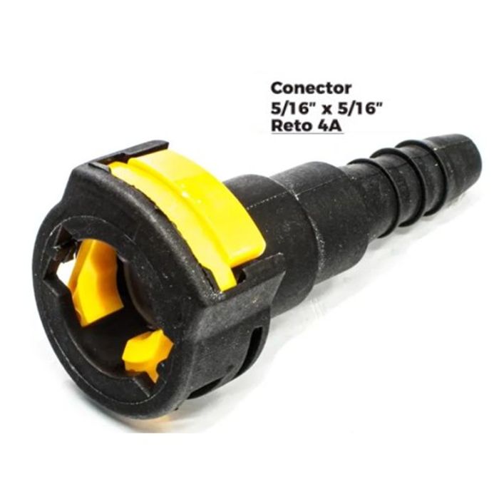 ISO1905641 - CONECTOR 5/16 X 5/16 - RETO (EMB. COM 01 PECA - VALOR UNITARIO) - PC